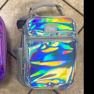 Silver Holographic Purse/Lunch Bag